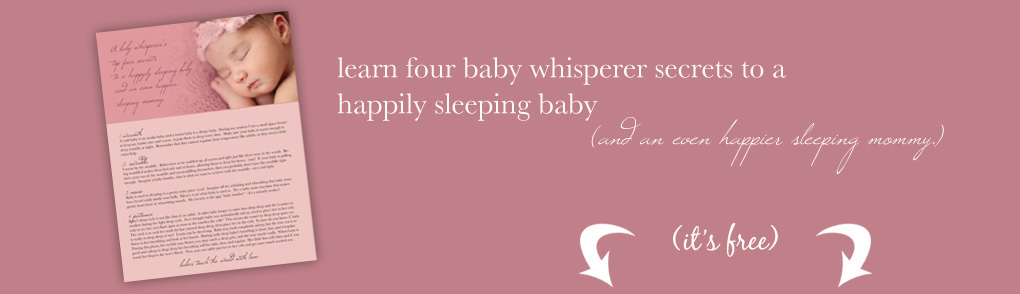 learn baby whisperer secrets of sleep